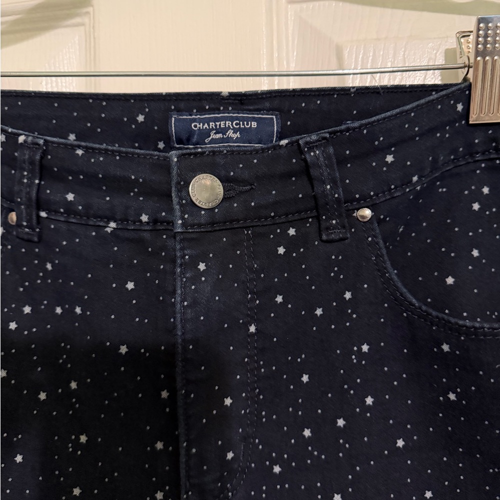 Charter Club Jeans with White Star Detail, Lexington - Picture 2 of 5